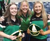 Bronagh Dollard & Sophie Moore Receive Their Ireland Caps (with coach Dot Kavanagh)